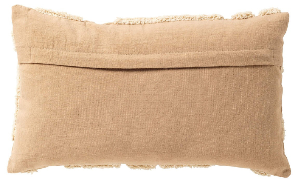 Dutch Decor Kissenhülle 'Milas' 30 x 50 cm Semolina - Beige